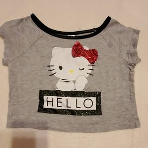 Hello kitty girls crop top size 7/8